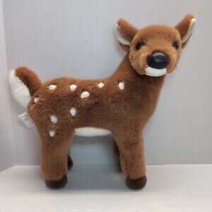 Douglas Cuddle Toys Deer Plush Realistic White Tail